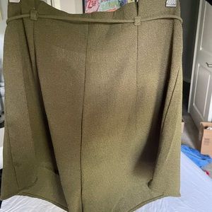 Revolve army green shorts